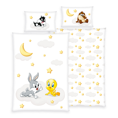 HERDING Looney Tunes Babybettwäsche – Friends