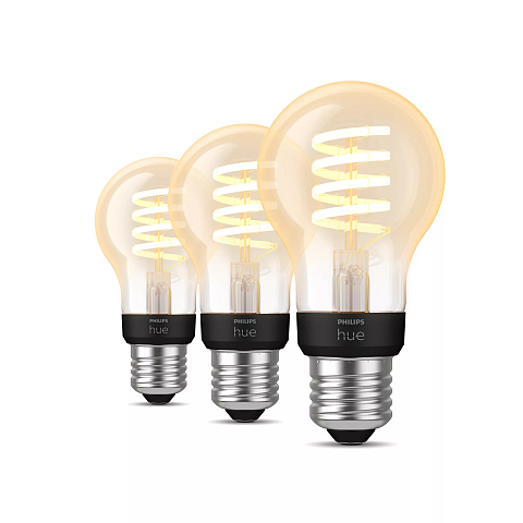 Philips E27 - Filament Lampe A60 Dreierpack - 550