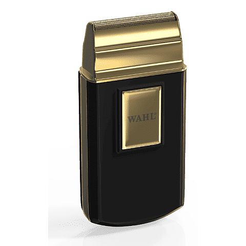 Wahl 07057-016 Elektrorasierer Folienschaber Trimmer Schwarz, Gold
