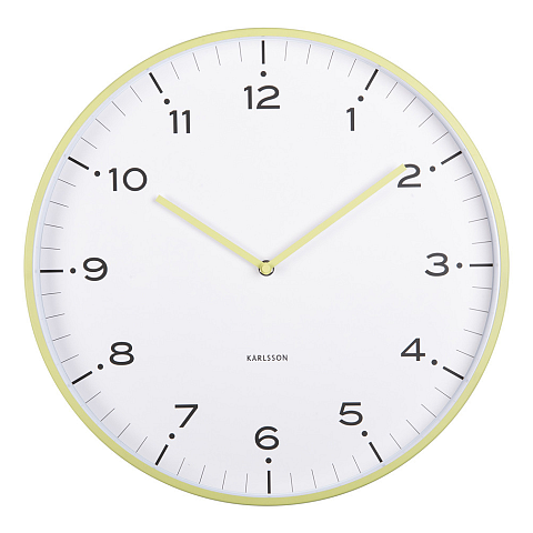 Karlsson KA6011GR Wand- /Tischuhr Digitale Uhr Rund Grün