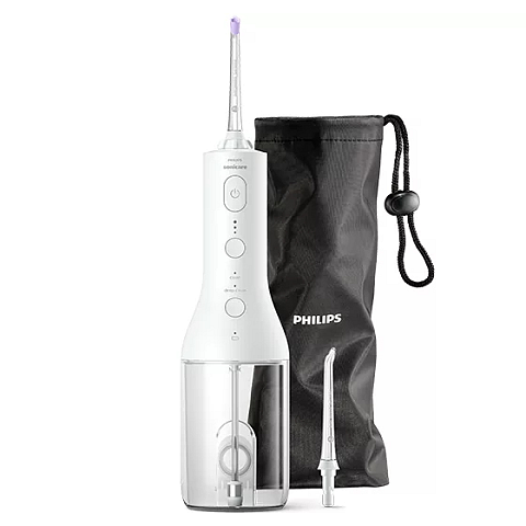 Philips Sonicare 3000 series kabelloser Power Flosser 3000 HX3826/31 Wasser-Flosser - weiß