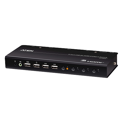 ATEN CS784H Tastatur/Video/Maus (KVM)-Switch Schwarz