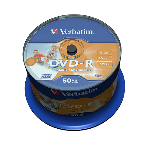 Verbatim 43533 DVD-Rohling 4,7 GB DVD-R 50 Stück(e)
