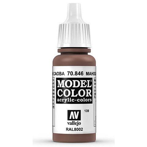 Vallejo 70.846 Acrylfarbe 17 ml Braun Flasche