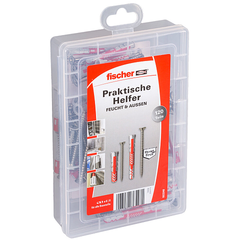 Fischer 553346 Schraubanker/Dübel 60 Stück(e) Schrauben- & Dübelsatz