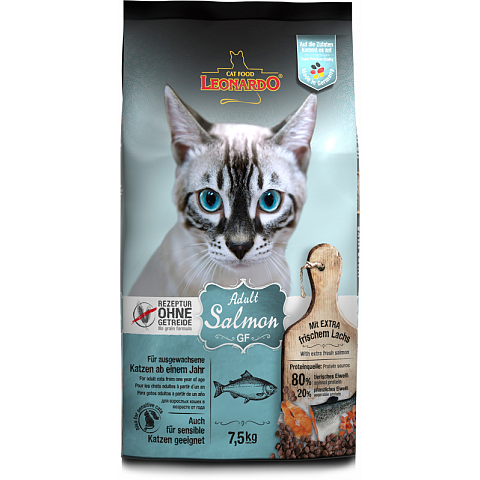Leonardo Cat Food 758725 Katzen-Trockenfutter 7,5 kg Adult