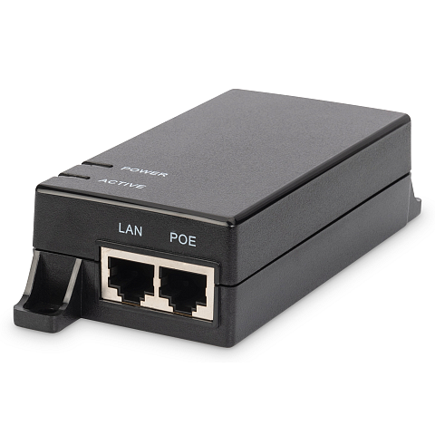 Digitus Gigabit Ethernet PoE Injektor, 802.3af, 15.4 W