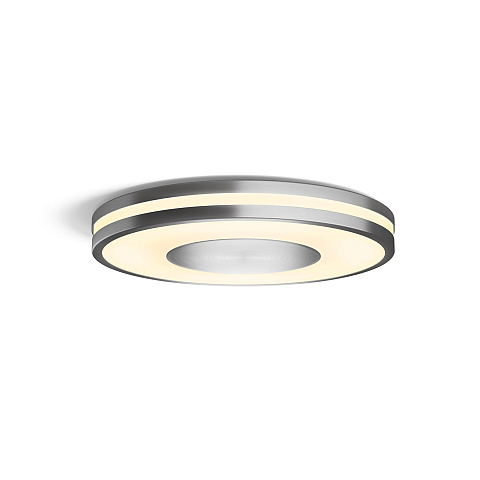 Philips Hue White ambience Being Deckenleuchte silber + Dimmschalter