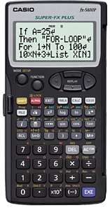 Casio FX-5800P Taschenrechner Tasche Wissenschaftlicher Taschenrechner Schwarz