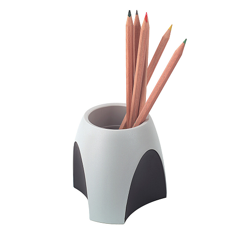 HAN Delta Stiftehalter Kunststoff Schwarz, Grau