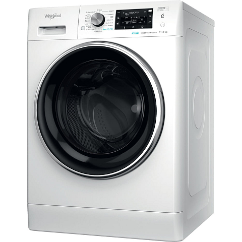 Whirlpool FFWDD1176258B Waschtrockner Freistehend Toplader Weiß