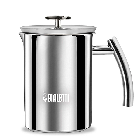 Bialetti 8006363027236 Milchschäumer/-wärmer Manueller Milchaufschäumer Metallisch