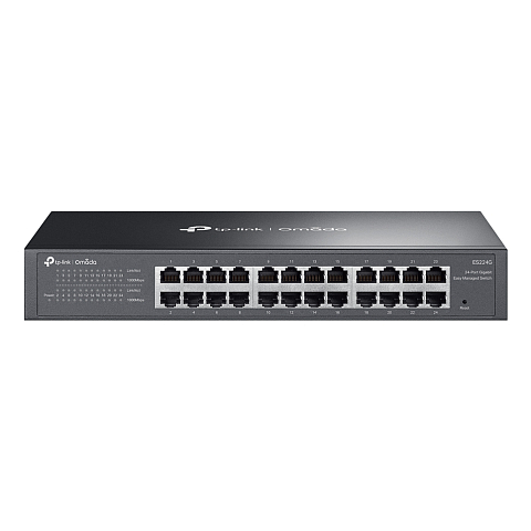 TP-Link Omada ES224G Netzwerk-Switch Managed L2 Gigabit Ethernet (10/100/1000) Schwarz