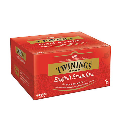 TWININGS English Breakfast, 50 Teebeutel
