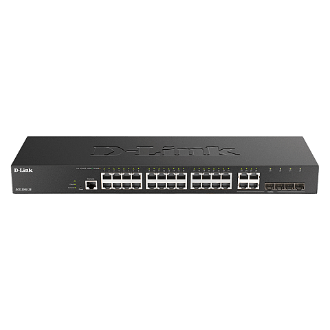 D-Link DGS-2000-28 Netzwerk-Switch Managed L2/L3 Gigabit Ethernet (10/100/1000) 1U Schwarz
