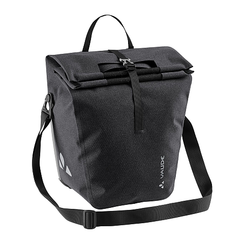 VAUDE ReCycle Back Single Hinten Fahrradtasche 30 l Stoff, Polyamid, Polyester, Polyurethan Schwarz