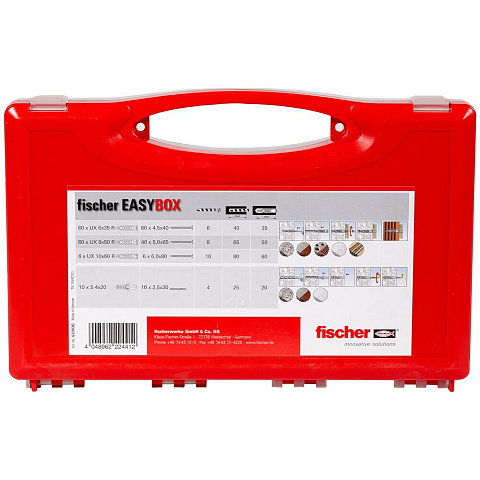 Fischer 533630 Schraubanker/Dübel 126 Stück(e) Schrauben- & Dübelsatz