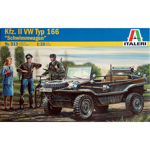 Italeri Schwimmwagen Military truck model Montagesatz 1:35