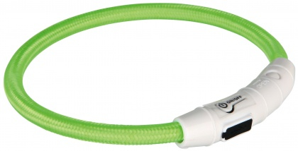 TRIXIE 12701 Hunde- /Katzenhalsband Grün Nylon, Thermoplastische Polyurethane (TPU) M-L Hund