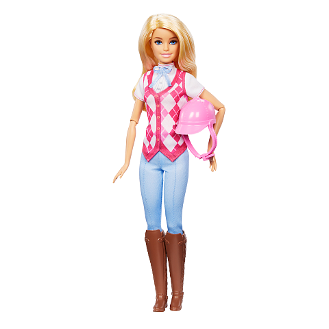Barbie Mysteries: Das geheimnisvolle Pferdeabenteuer“ Malibu“ Puppe mit Reitkleidung und Zubehör