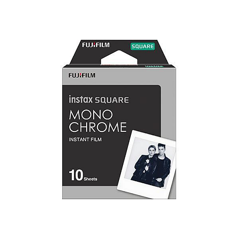 Fujifilm Instax Square 10 Blatt Monochrome Sofortbildfilm 10 Stück(e) 86 x 72 mm