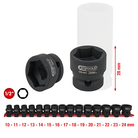 KS Tools 515.0055 Steckdosen/Steckdosen-Set Steckschlüssel-Satz