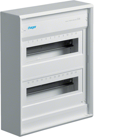 Hager VA24CN Elektrische Box Weiß
