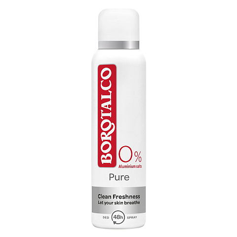 Borotalco Pure Clean Unisex Quetsch-Deodorant 150 ml 1 Stück(e)