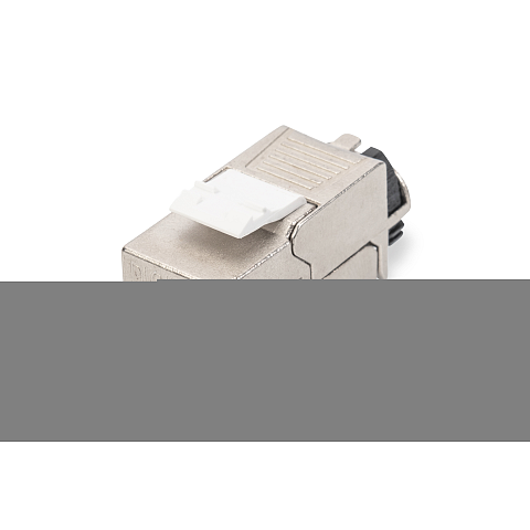 Digitus CAT 6A Keystone Modul, geschirmt mit intelligentem Kabelmanager - 4 Stk.