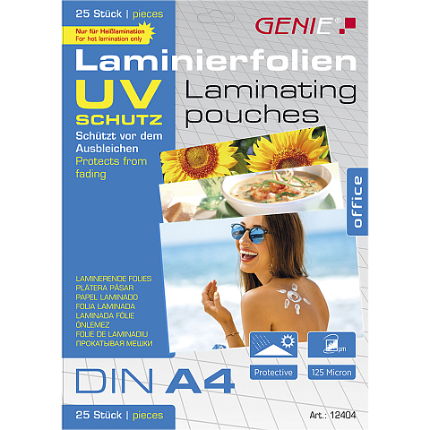 Genie 12404 Laminierhülle 25 Stück(e)
