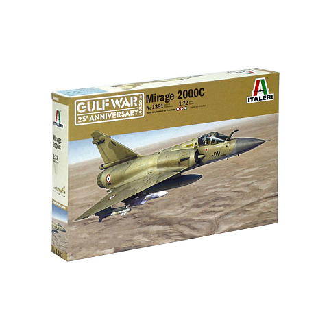 Italeri Mirage 2000C Starrflügelflugzeug-Modell Montagesatz 1:72