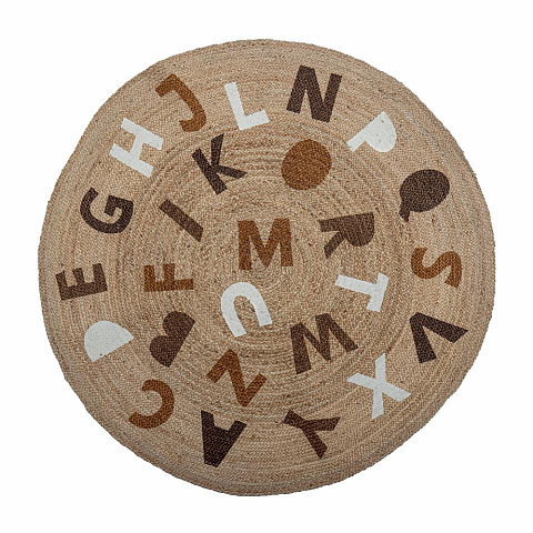Bloomingville 82059614 Kinder-Teppich & -Matte Braun Jute Rund