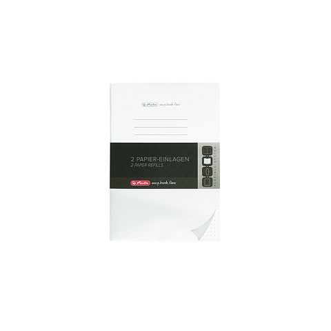 Herlitz 50034147 Notizbuch A5 80 Blätter Weiß
