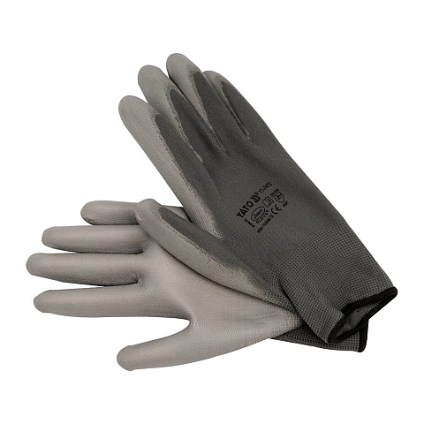 Yato YT-7472 Reinigungshandschuh Polyester Grau Unisex XL