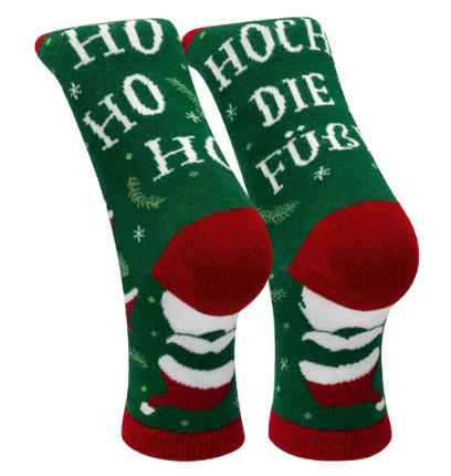Sheepworld Füsse Männlich Footie-Socken Grün, Rot, Weiß