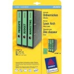 Avery Border Binder Labels, Red 38 x 297mm (20)