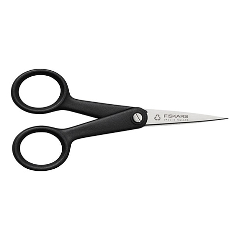 Fiskars 1074541 Büro- & Bastelschere Universal Gerader Schnitt Schwarz, Edelstahl