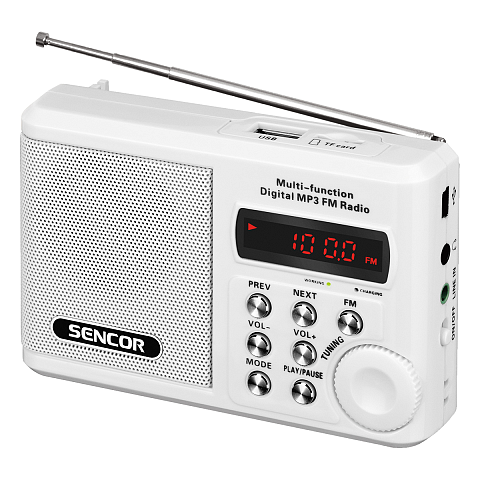 Sencor SRD 215 W Radio Analog Weiß