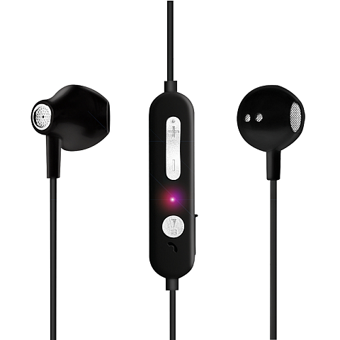 LogiLink BT0056 Kopfhörer & Headset Kabellos im Ohr, Nackenband Mikro-USB Bluetooth Schwarz