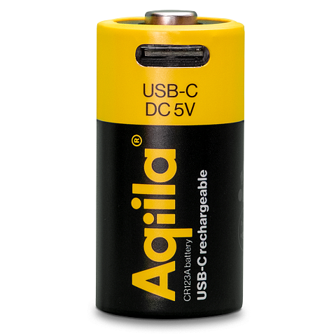 Aqiila 406095 Haushaltsbatterie Wiederaufladbarer Akku CR123A Lithium-Ion (Li-Ion)