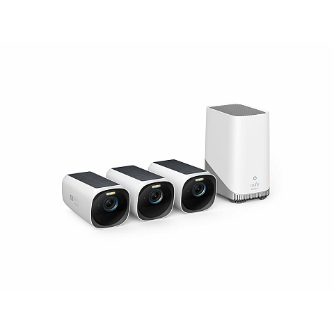 Eufy eufyCam S330 (eufyCam 3) 3-Cam Kit Box IP-Sicherheitskamera Draußen 3840 x 2160 Pixel Wand