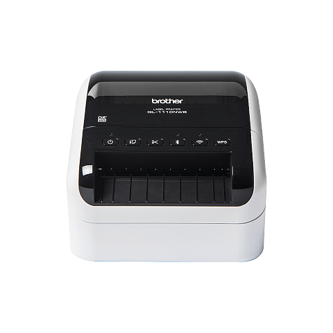 Brother QL-1110NWB Etikettendrucker Thermodirekt 300 x 300 DPI 110 mm/sek Verkabelt & Kabellos Ethernet/LAN DK WLAN Bluetooth