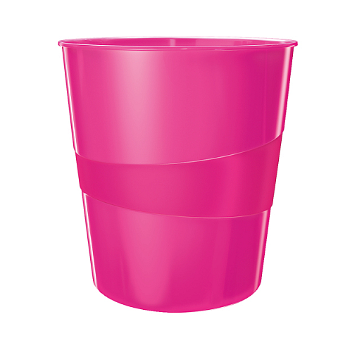 Leitz WOW Waste Bin Kunststoff Pink