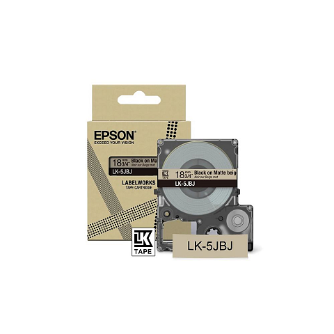 Epson LK-5JBJ Beige, Schwarz