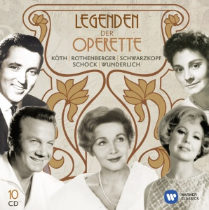 Warner Music Fritz Wunderlich - Legenden der Operette, 10CD CD Klassisch