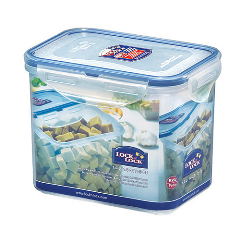 Lock & Lock HPL 812 Lebensmittelaufbewahrungsbehälter Rechteckig Box 1 l Transparent 1 Stück(e)