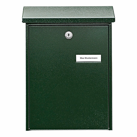 BURG-WÄCHTER Daily 5861 GR Briefkasten Grün Wandmontierter Briefkasten Stahl