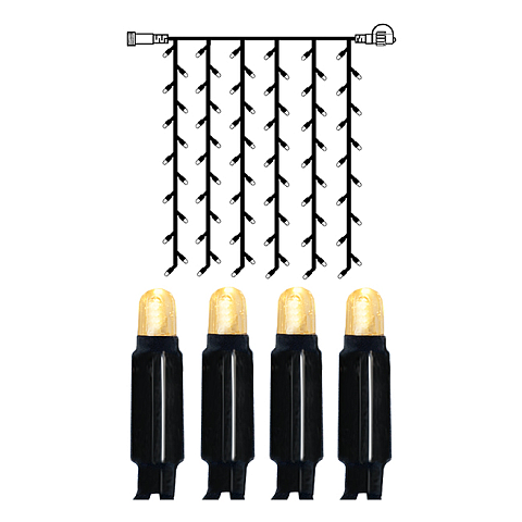 Star Trading 491-90-1 Lichterkette 1 m 49 Lampen LED
