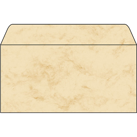 Sigel DP074 Briefumschlag DL (110 x 220 mm) Beige 50 Stück(e)
