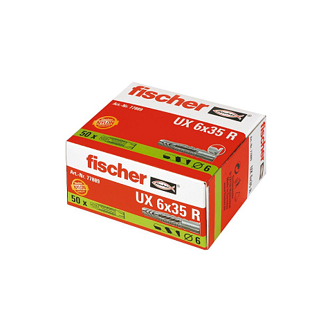 Fischer 77889 Schraubanker/Dübel 50 Stück(e) 35 mm